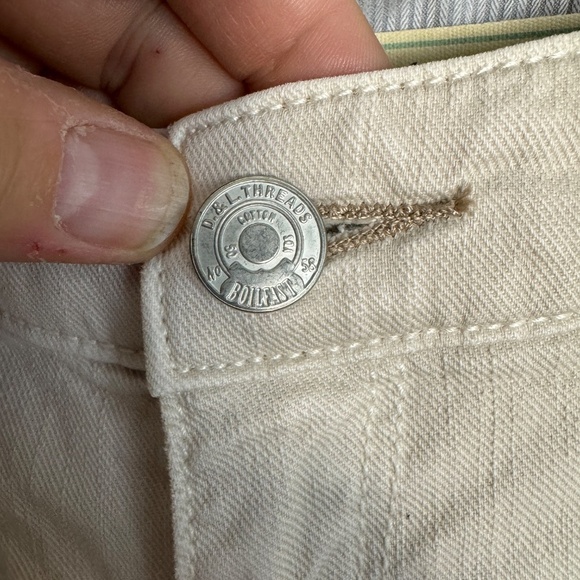 Daughters of the Liberation Women's Light Beige Moto Pants Size 26 Ankle Zipper - Picture 4 of 14